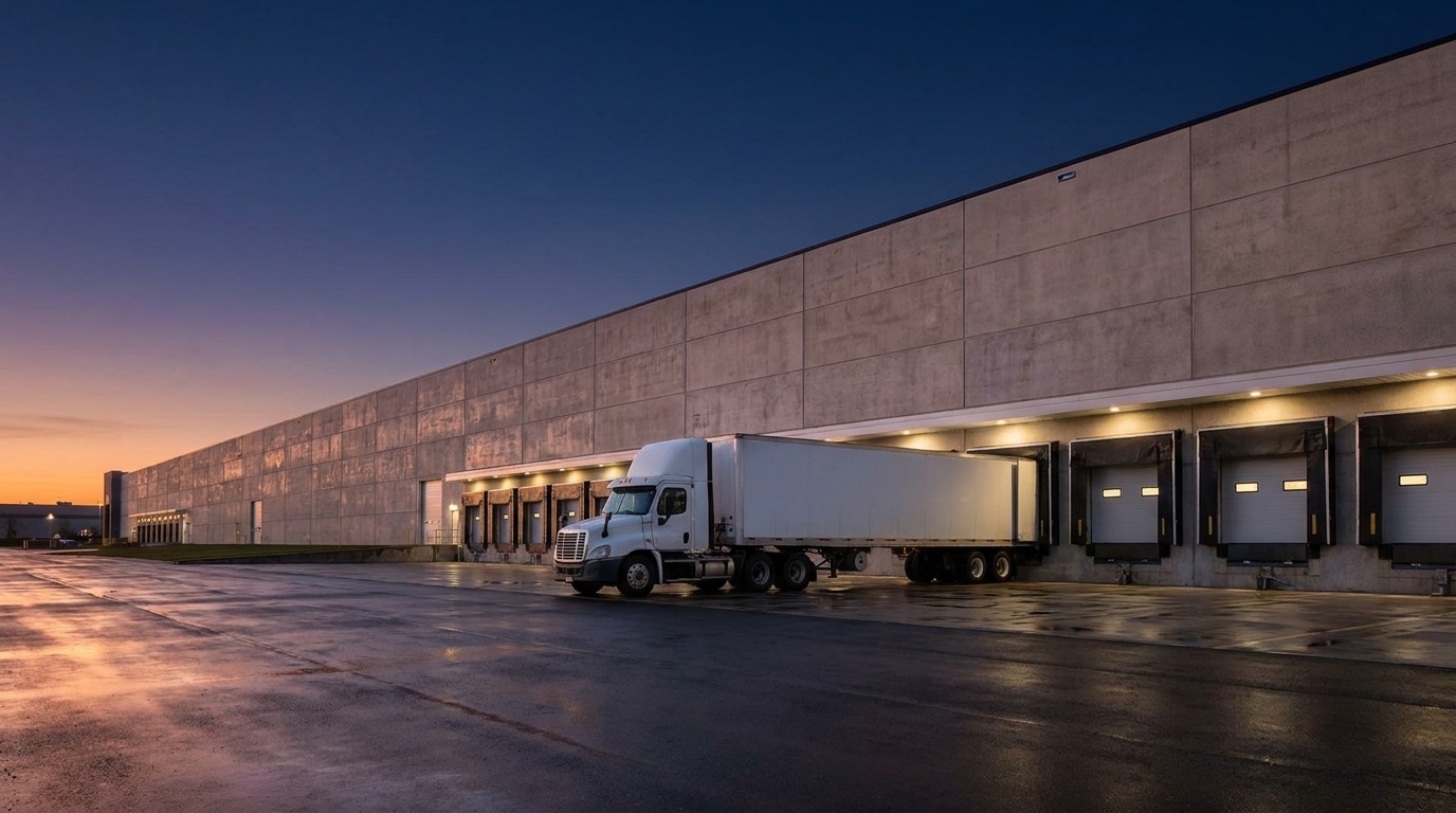 Cascade Logistics Center — demo illustration